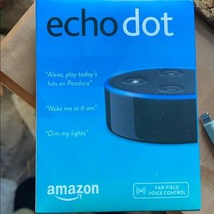 ELectronics: ECHO DOT third generation new in box. Orig ret $50